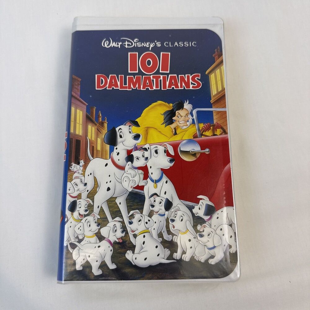 101 Dalmatians VHS Black Diamond Edition Walt Disney Classic Used Vintage